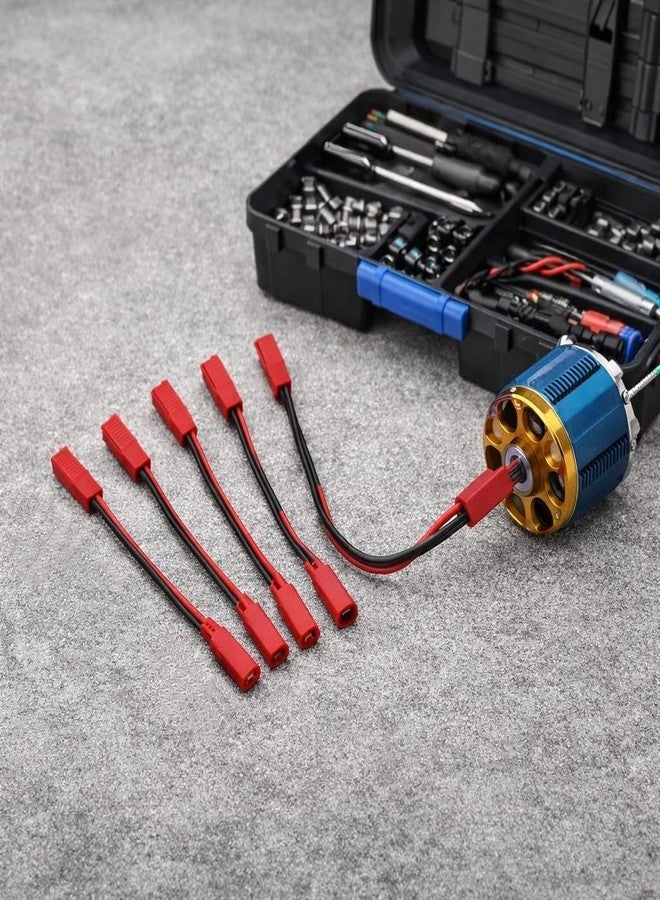 AYNEFY JST Female to JST Female Connector,5Pcs 22AWG 2 Inch RC Motor ESC Conversion Cable Plug Wire Adapter Electronic ESC Motor Extension Cable for RC Car Boat Accessories - Image 5